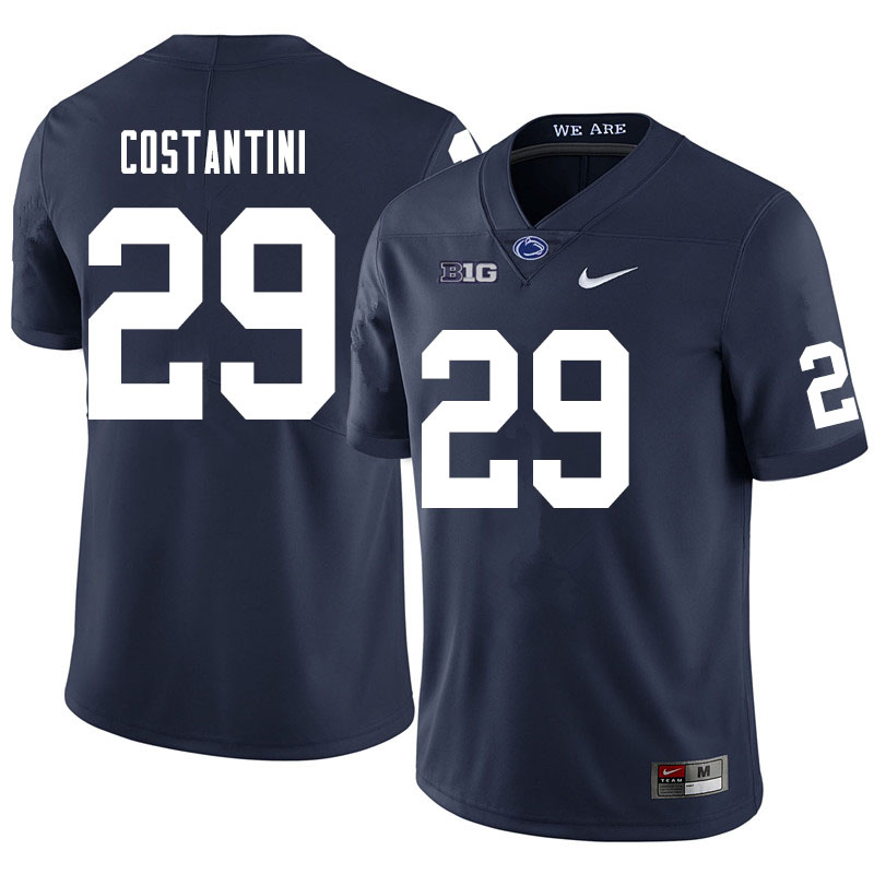 Men #29 Sebastian Costantini Penn State Nittany Lions College Football Jerseys Sale-Navy